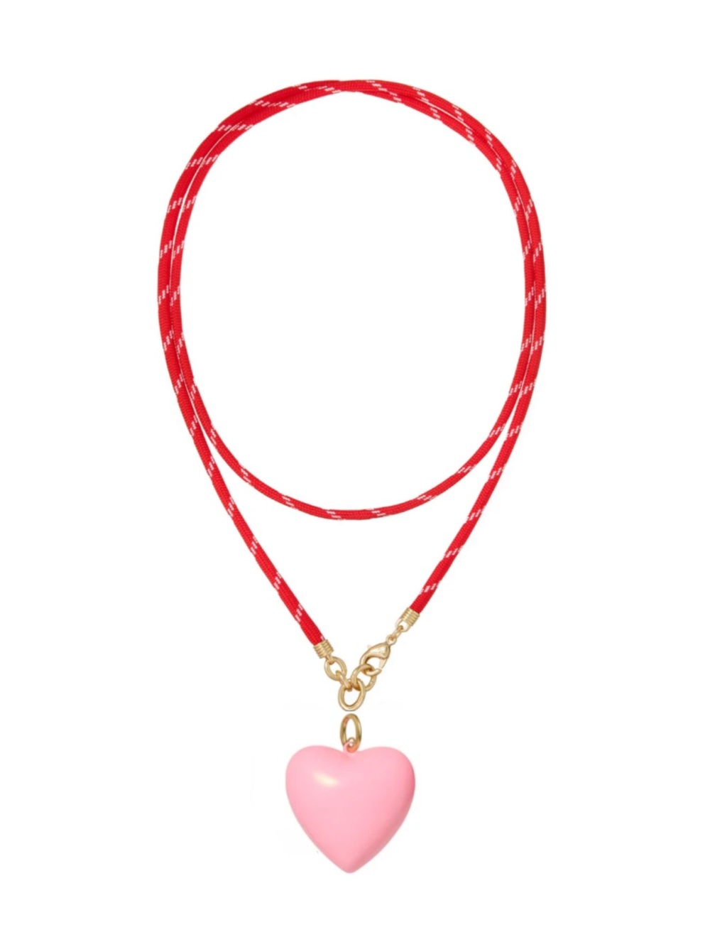Roxanne Assoulin The Long Happy
Cord Charm
Necklace Red Cord Cotton Candy Charm